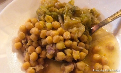 Segundo vuelco de cocido extremeño