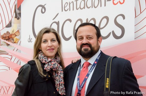 Rubí y Dani del Servicio de Turismo de la Diputación de Cáceres
