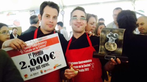 Francisco Naranjo y Miguel Ángel Sánchez del Restaurante Eustaquio Blanco Francisco Naranjo y Miguel Ángel Sánchez del Restaurante Eustaquio Blanco