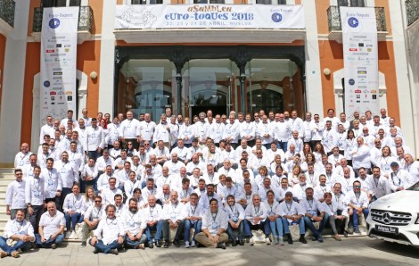 Foto oficial de grupo Euro-Toques 2018